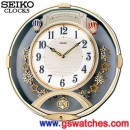已完售,SEIKO QXM255S(公司貨,保固1年):::SEIKO Hi-Fi音樂掛鐘(6+6首音樂)