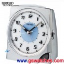 已完售,SEIKO QHE032S(公司貨,保固1年):::SEIKO指針型鬧鐘(滑動式秒針),電子夜光面盤,嗶嗶聲,貪睡,夜光,