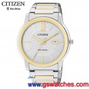 已完售,CITIZEN AW1214-57A(公司貨,保固2年):::Eco-Drive METAL錶環光動能時尚男錶(MEN'S),對錶商品,免運費,刷卡不加價或3期零利率,AW121457A