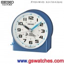 缺貨,SEIKO QHE907L(公司貨,保固1年):::SEIKO指針型鬧鐘,滑動式秒針,嗶嗶聲,夜光,刷卡不加價,QHE-907L
