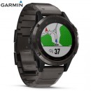 已完售,GARMIN fenix 5 Plus,ADLC石墨灰鈦錶圈搭鈦錶帶(公司貨,保固1年):::多功能運動GPS手錶,搭載地圖,訓練指標,音樂