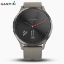 已完售,GARMIN vivomove-hr-sport-sandstone-black運動款─深邃黑-砂石色矽膠錶帶 (全尺寸)(公司貨,保固1年):::指針智慧腕錶,步數,卡路里,距離,