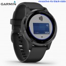 已完售,GARMIN vivoactive-4s-black-slate石墨黑(公司貨,保固1年):::GPS智慧腕錶,多種運動模式,音樂儲存與播放,行動支付,vivoactive4s