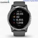 已完售,GARMIN vivoactive-4-gray-silver隕石灰(公司貨,保固1年):::GPS智慧腕錶,多種運動模式,音樂儲存與播放,行動支付,vivoactive4