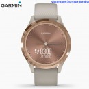 【金響鐘錶】預購,GARMIN vivomove-3s-rose-tundra白砂玫瑰金(公司貨,保固1年):::指針智慧腕錶,多種運動模式,全天候健康監測,vivomove3s