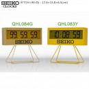 已完售,SEIKO QHL084G限量款(公司貨,保固1年):::SEIKO,嗶嗶鬧鈴,貪睡,燈光,計時碼錶,倒數計時,日曆,QHL-084G