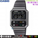 【金響鐘錶】預購,CASIO A100WEGG-1ADF(公司貨,保固1年):::經典電子錶,復古造型設計,1/100碼錶,鬧鈴,A-100WEGG