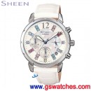 CASIO SHN-5012LP-7ADR(公司貨,保固1年):::Sheen 計時碼錶,Regular Line經典系列,日期,刷卡不加價或3期零利率,SHN5012LP