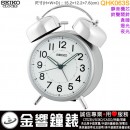 ●金響鐘錶,現貨,SEIKO QHK063S(公司貨,保固1年):::SEIKO,指針型鈴聲,靜音機芯,鈴聲,貪睡,燈光,夜光,QHK-063S